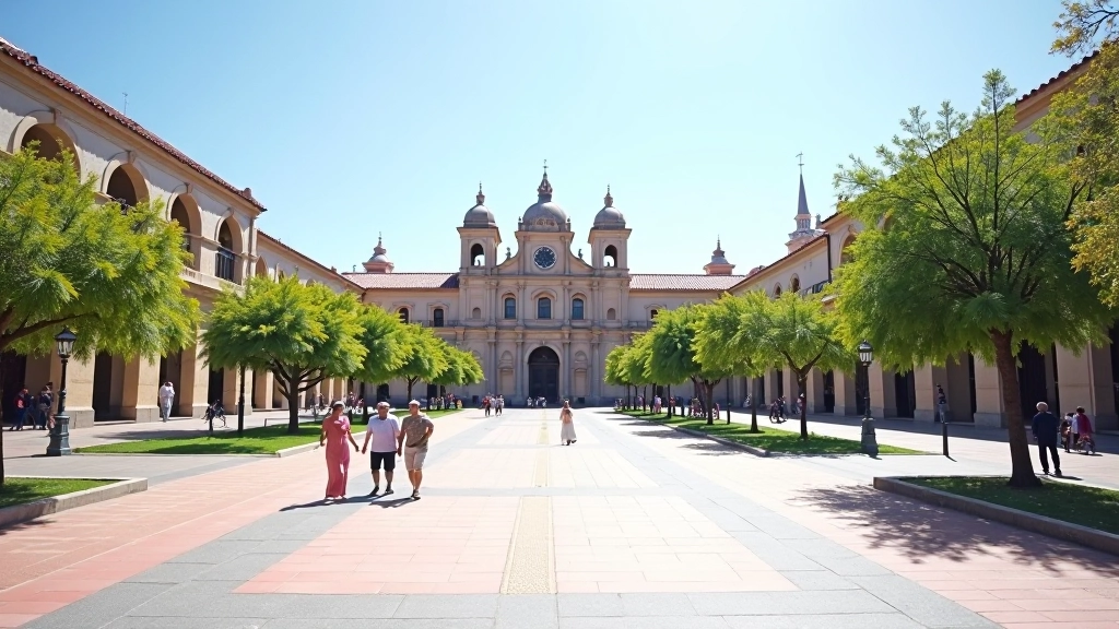 Plaza 9 de Julio con la Catedral Metropolitana al fondo